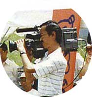 テレビ局取材